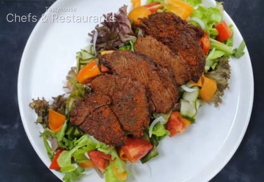 Beef Tenderloin Suya Salad