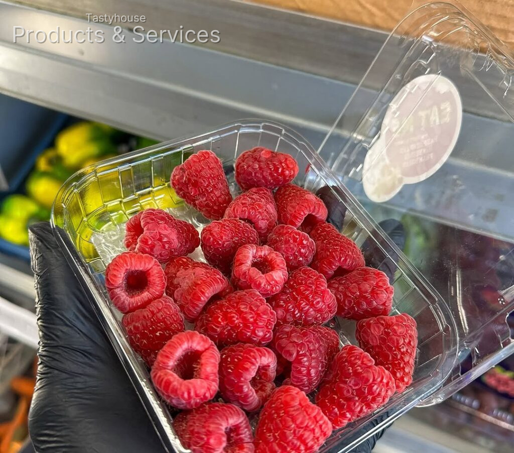 fresh raspberries