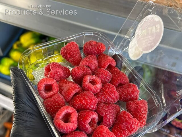 fresh raspberries