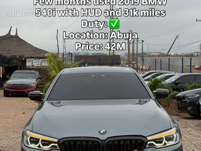 2019 BMW 540i