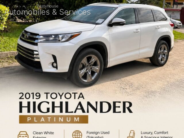 2019 TOYOTA HIGHLANDER PLATINUM