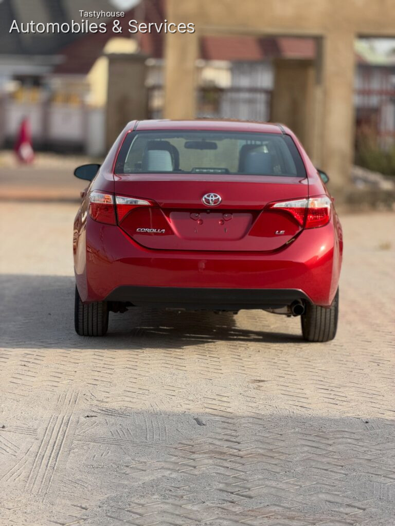 TOYOTA COROLLA LE 2014 MODEL