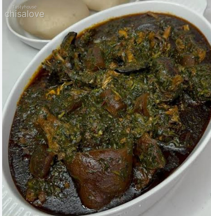 Afang Soup + Semo + 2 Meats – Private Chef in Akodo, Ibeju-Lekki