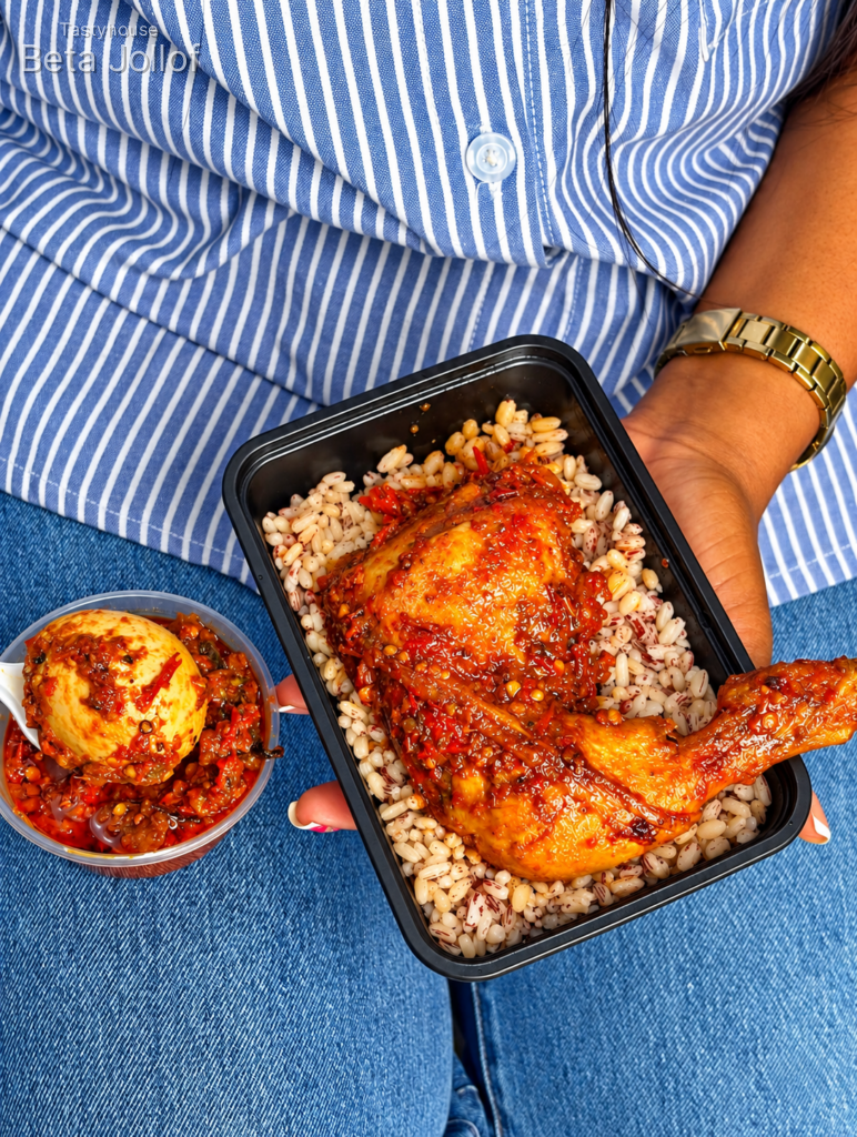 Ofada Rice & Chicken