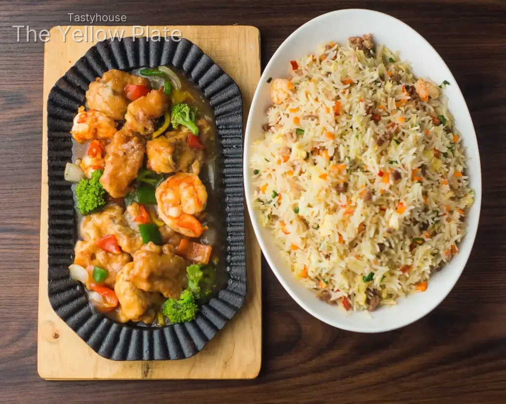 Chinese Special Rice with Fish and prawn Sauce