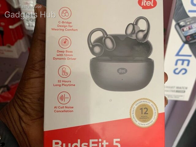 Itel buds fit 5 (grey colour)