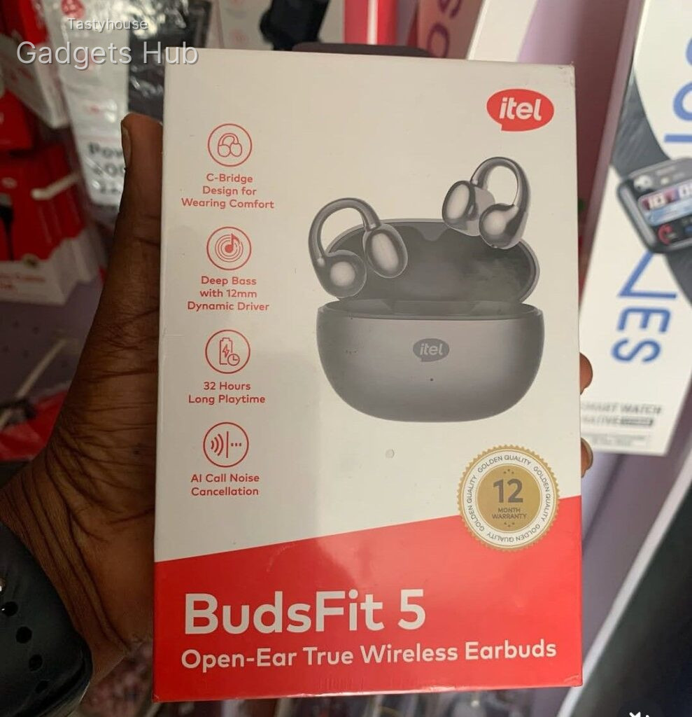 Itel buds fit 5 (grey colour)