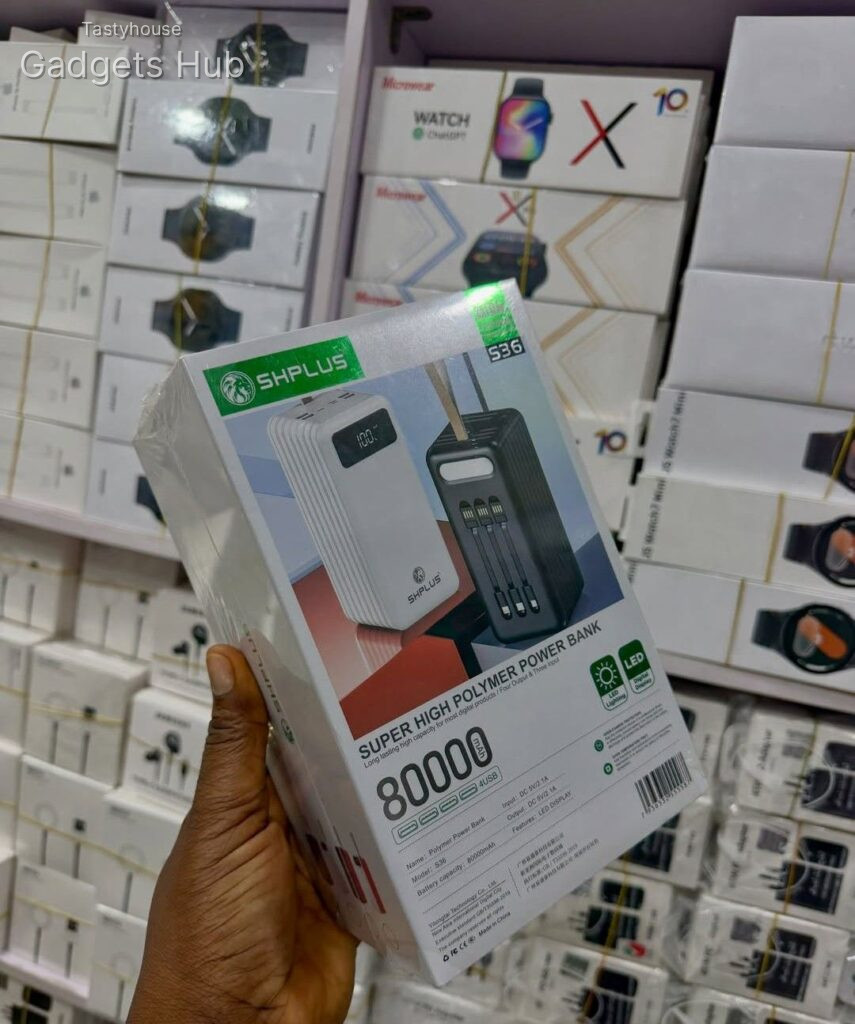 Shplus 80000mAh Super High Polymer Power Bank.